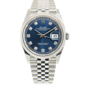 Rolex Oyster Perpetual Blue-Silver AA